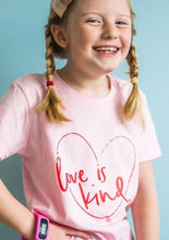 Load image into Gallery viewer, Love is Kind - Kid&#39;s + Toddler Tees