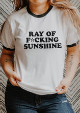 Load image into Gallery viewer, Ray of F★cking Sunshine - Retro Fitted Ringer
