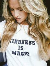 Load image into Gallery viewer, KINDNESS IS MAGIC Ringer Tee, Kindness Tee, Kindness Is Magic Tshirt, Kind Tee, Be Kind, Kindness, Kindness is Magic Tshirts, Kindness Tee