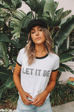 Load image into Gallery viewer, LET IT BE Tee, Ringer Tee, Beatles Tee, Let It Be Gifts, Let It Be Tshirt, The Beatles Tee, Beatles Tshirt, Let It Be Let It Be