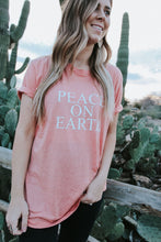 Load image into Gallery viewer, PEACE ON EARTH, Peace Sweatshirt, Super Soft Sweatshirt