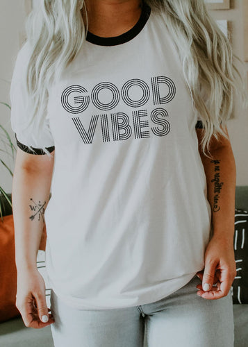 Good Vibes - Retro Fitted Ringer