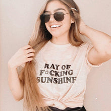Load image into Gallery viewer, Ray of F★cking Sunshine - Retro Fitted Ringer
