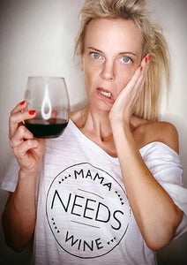Mama Needs Wine - Off the Shoulder