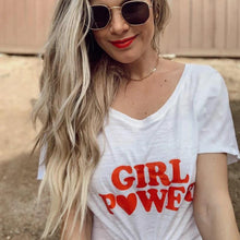 Load image into Gallery viewer, Girl Power - Retro Fitted Ringer