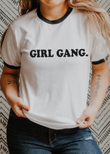 Load image into Gallery viewer, Girl Gang - Retro Fitted Ringer