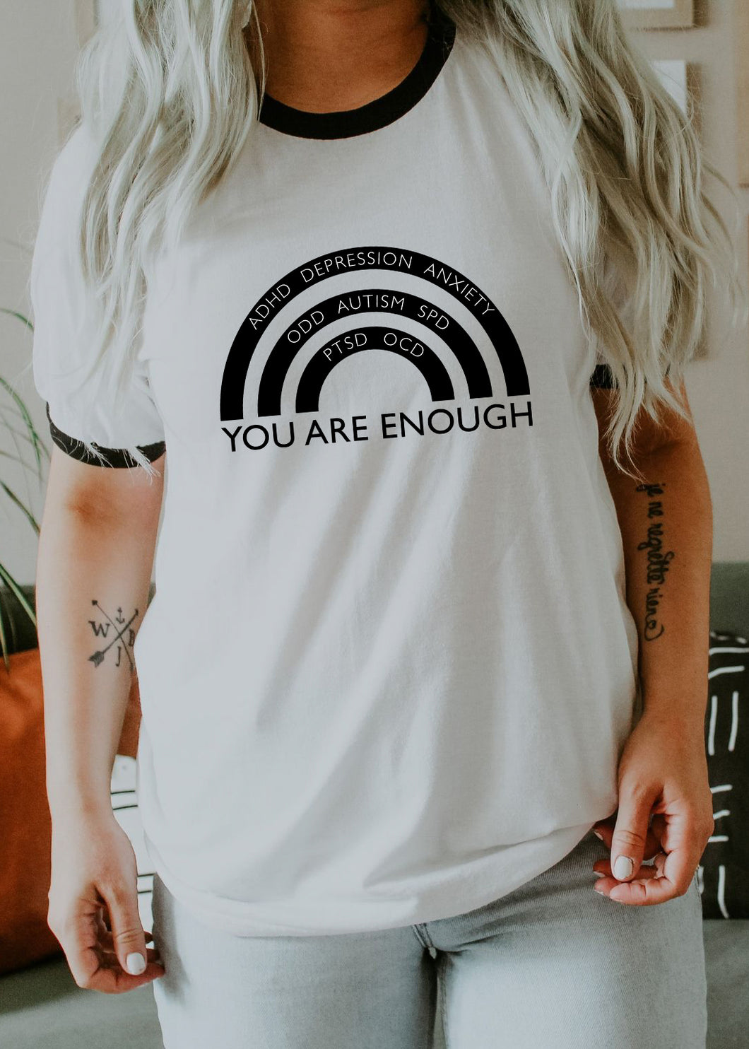 You Are Enough - Retro Fitted Ringer