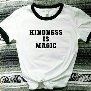 Kindness is Magic - Retro Fitted Ringer