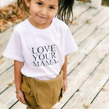 Load image into Gallery viewer, LOVE YOUR MAMA, Child&#39;s Tee, Kid&#39;s Tee, Unisex Kid&#39;s Tee, Love Your Mama Shirt, Toddler Tee, Toddler Tshirt