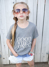 Load image into Gallery viewer, GOOD VIBES ONLY Kid&#39;s Tee, Good Vibes Only Tshirt