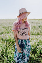 Load image into Gallery viewer, CRAZY PLANT LADY Tshirt, White Marble Tank, Plant Obsessed, Plant Tshirt, Plant Lady Tshirt, Crazy Plant Lady Tee, Crazy Plant Lady T
