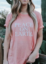 Load image into Gallery viewer, PEACE ON EARTH, Peace Sweatshirt, Super Soft Sweatshirt