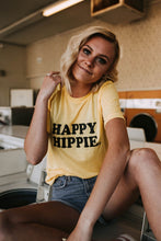 Load image into Gallery viewer, HAPPY HIPPIE Tees, Hippie Tee, Hippie Tshirts, Hippie Tops, Hippie Mom Tees, Hippie Shirts, Boho Clothing