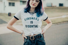 Load image into Gallery viewer, Kindness is Essential - Retro Fitted Ringer