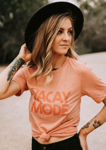 Vacay Mode Tee - Several Colors
